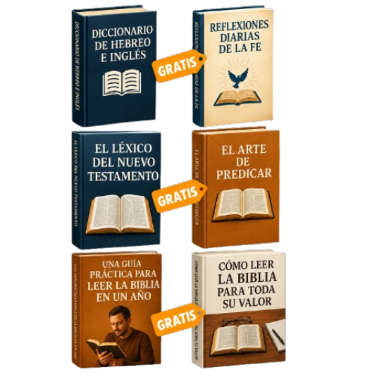 Seis libros de bono incluidos gratis con el curso de teología